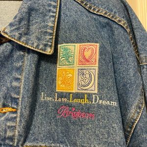 Brighton Jean Jacket size Large! Worn once!